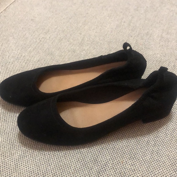 Black faux suede heels - Picture 3 of 5